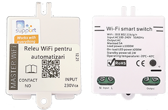 Inrolare modul Wi-Fi , releu wireless pentru automatizari de porti