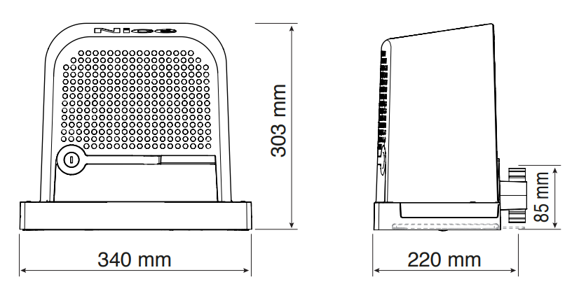 Kit automatizare poarta culisanta de pana la 600 kg - Nice Robus 600 Hi-Speed, 24 VDC, editia 2024 - NICE.RO