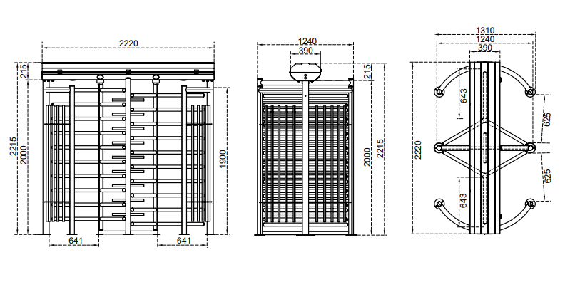 BTX 300 N1-D MODEL FULL HEIGHT  - CAME OZAK SIMPLU - MASTERPRO.RO